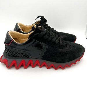 Christian Louboutin Black Sneakers with Red Soles